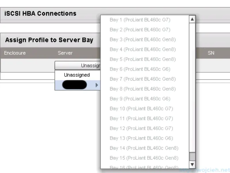 HP Virtual Connect Module Configuration - Server Profiles 5