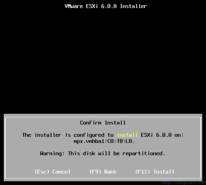 ESXi 6.0 installation - 10