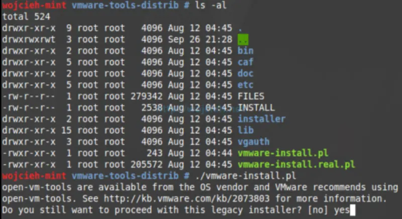 How to install Linux VMware Tools in VMware Fusion 8 - 6