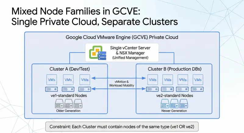 Mixed Node Family Architecture Diagram